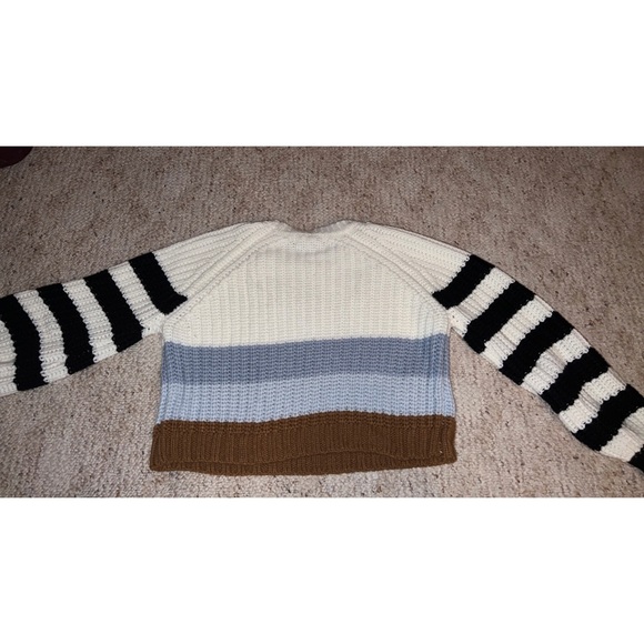Tilly’s full tilt boxy striped balloon sleeve lightweight sweater xxl - Picture 2 of 3